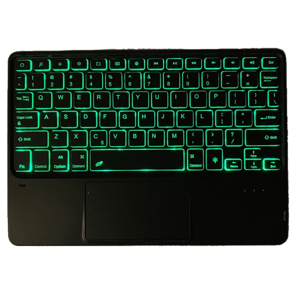 Jelly Comb Folio Case for 3/4/5/6 Gen iPad Pro 12.9” w/Bluetooth Keyboard, Black